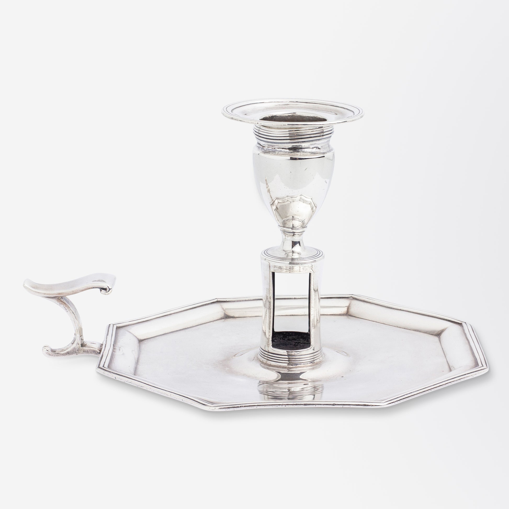 George III Sterling Silver Chamber Stick