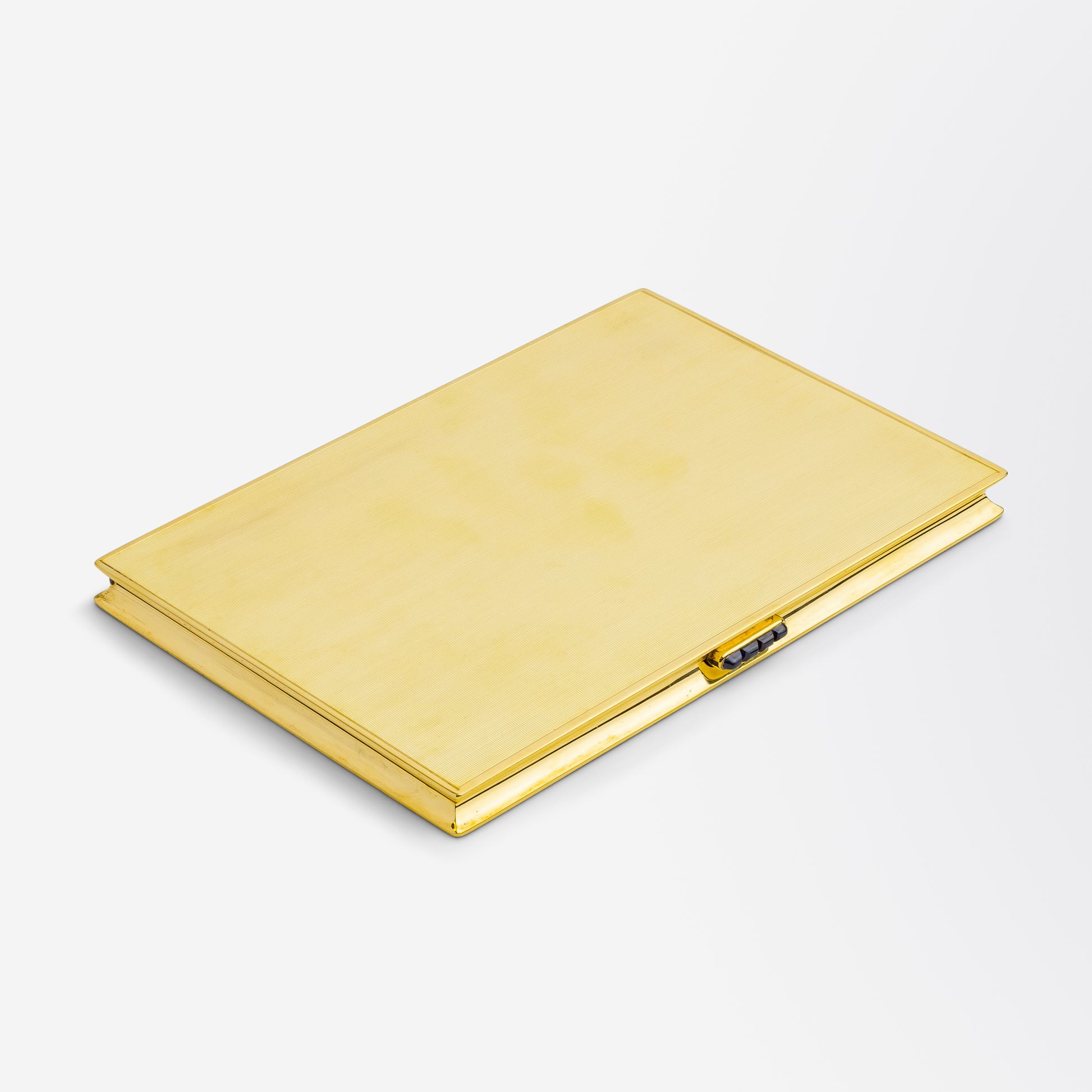 Étui à cigarettes Art Déco « Cartier London » en or 18 carats