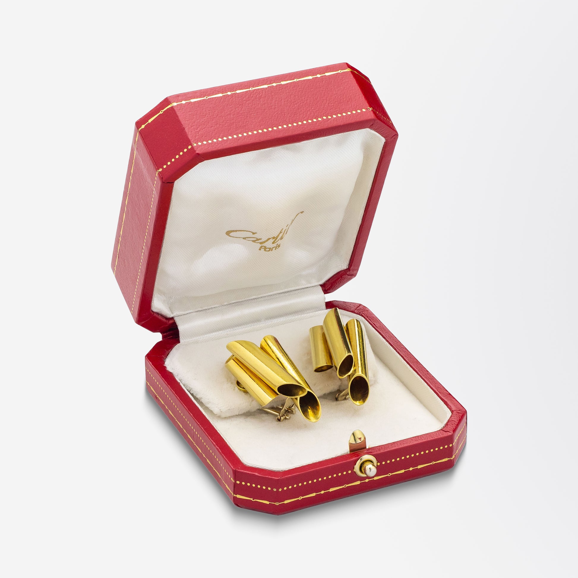 Vintage Cartier Modernist Ear Clips
