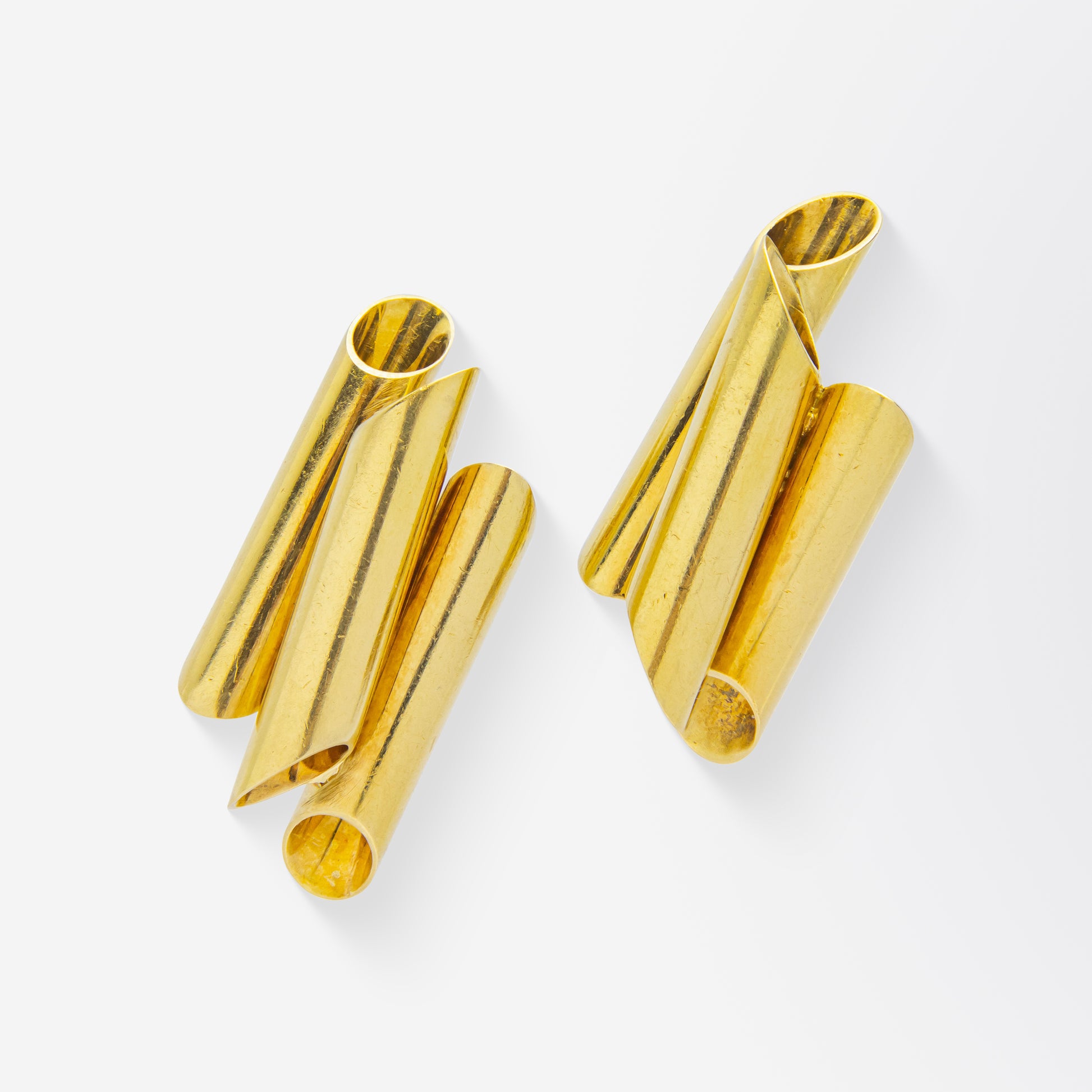 Vintage Cartier Modernist Ear Clips