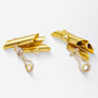 Vintage Cartier Modernist Ear Clips