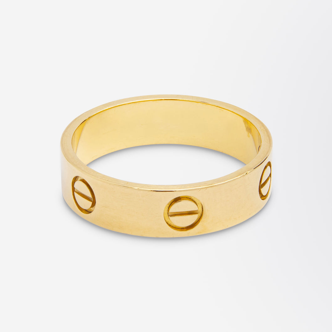 Cartier 18kt Yellow Gold 'Love' Ring