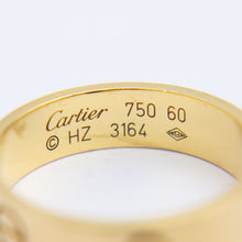 Load image into Gallery viewer, Cartier 18kt Yellow Gold &#39;Love&#39; Ring
