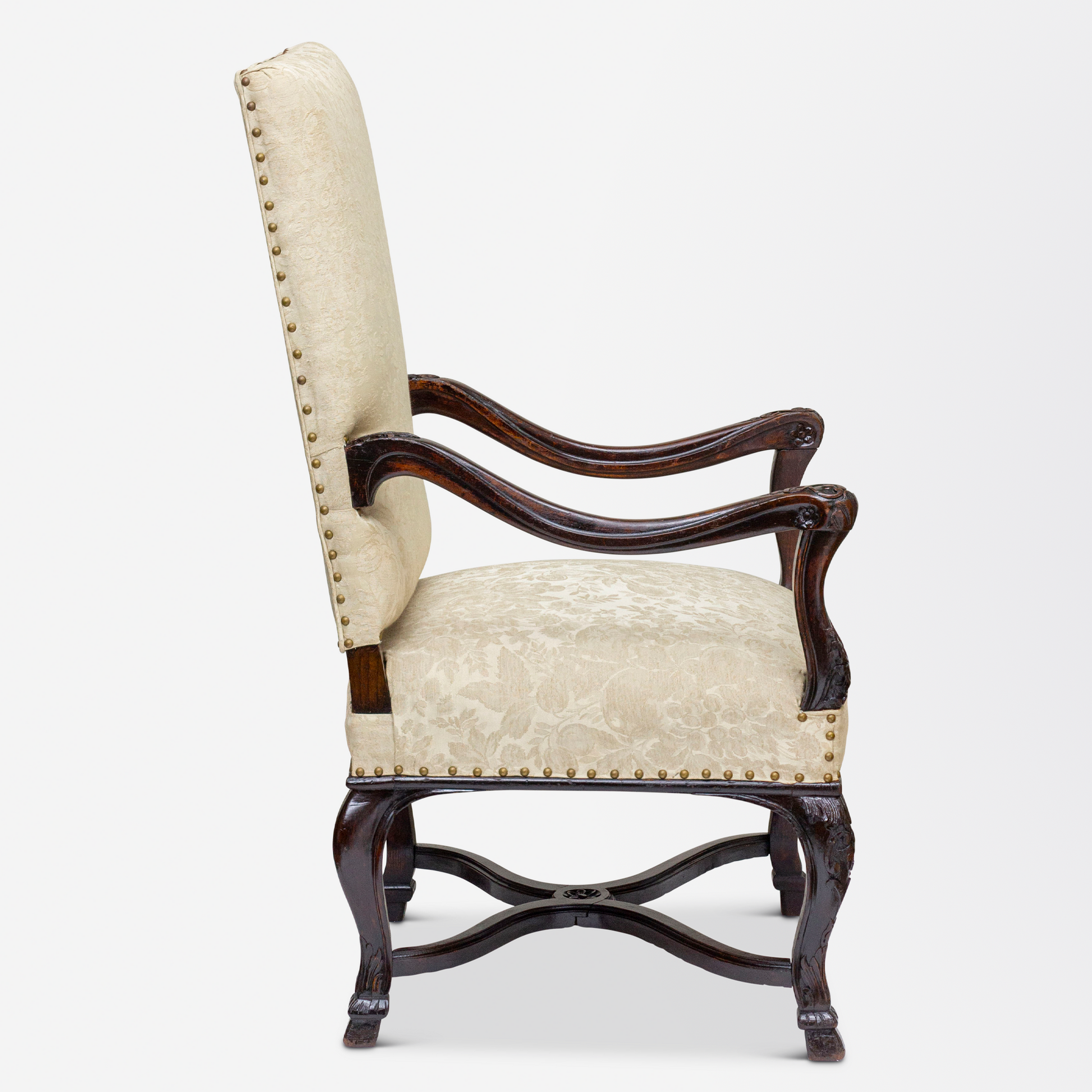 Victorian Louis XIV Style Arm Chair