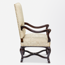 Load image into Gallery viewer, Victorian Louis XIV Style Arm Chair