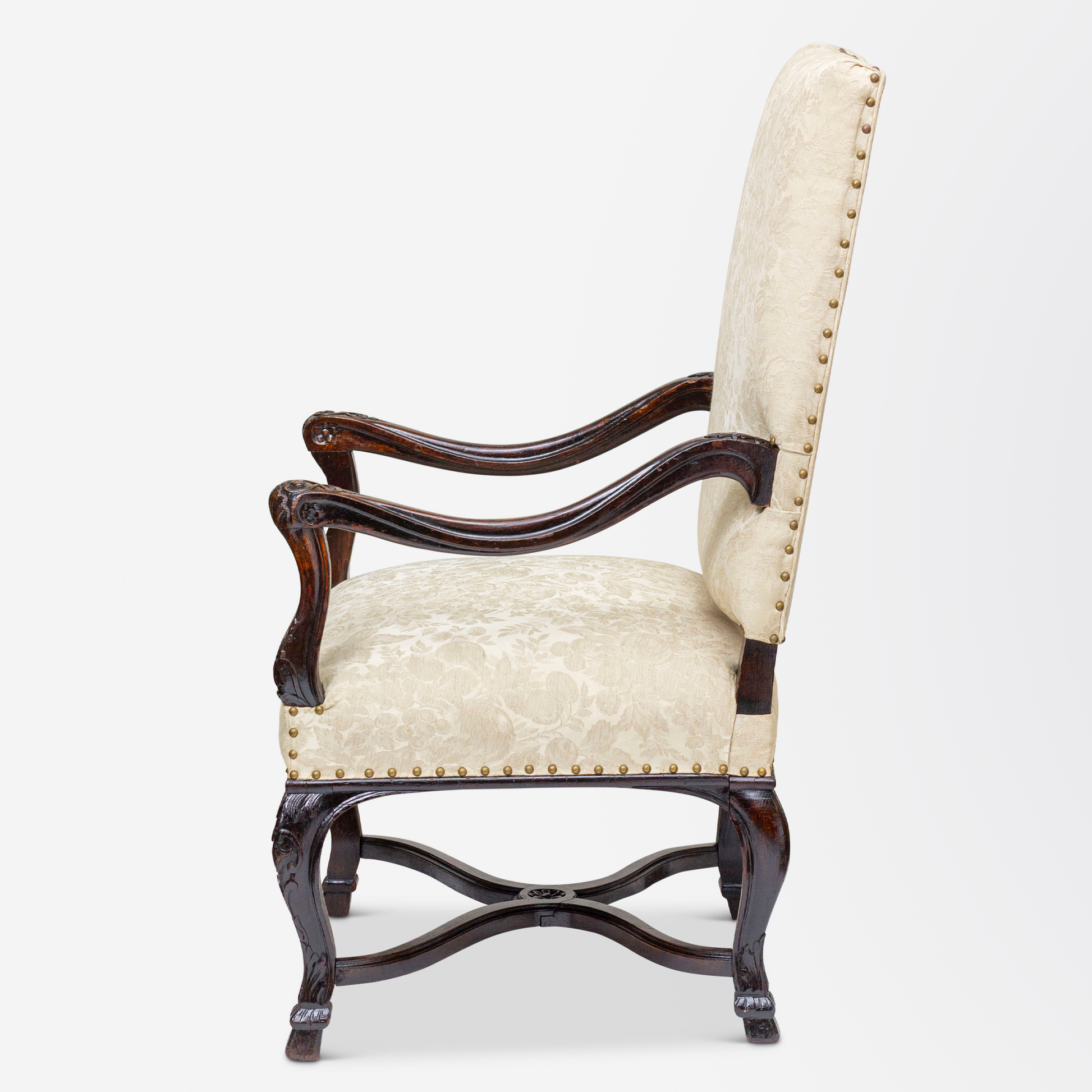 Victorian Louis XIV Style Arm Chair