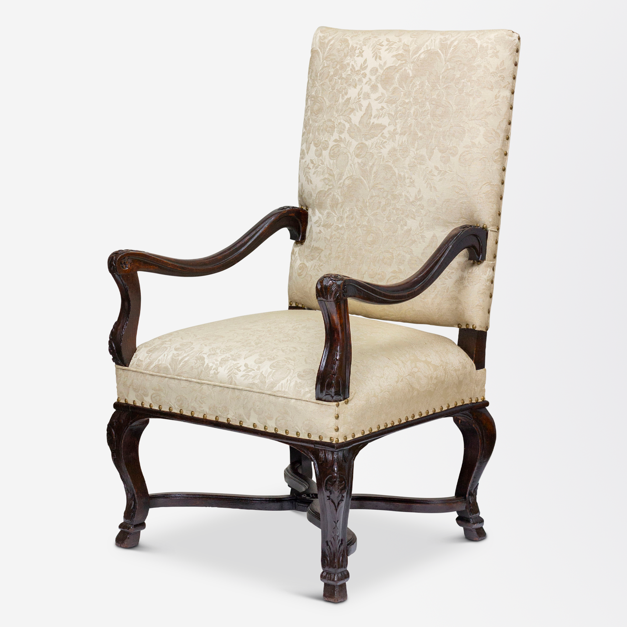 Victorian Louis XIV Style Arm Chair