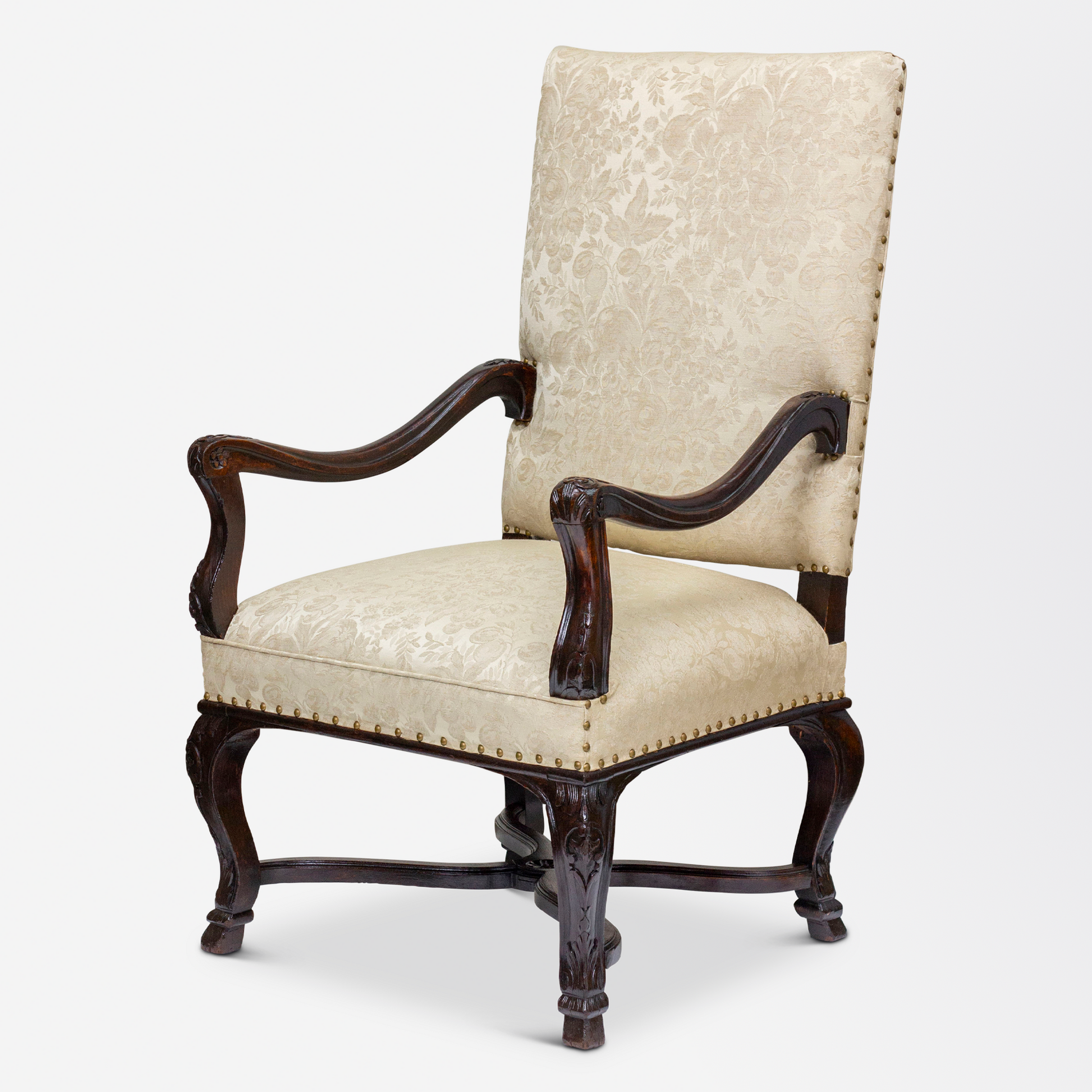 Victorian Louis XIV Style Arm Chair