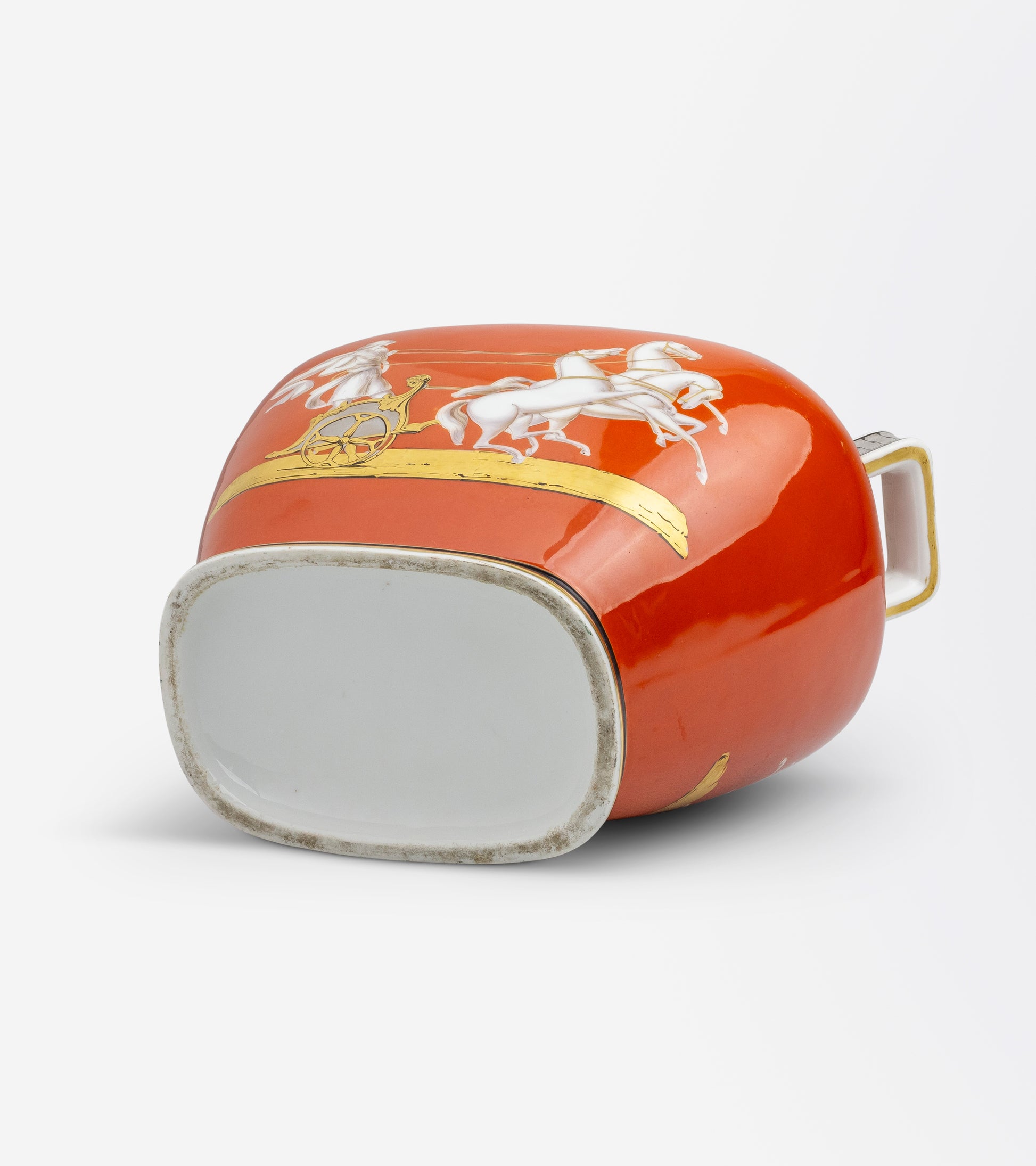 Porcelain Greek Revival Vase Attributed to Samuel Alcock & Co