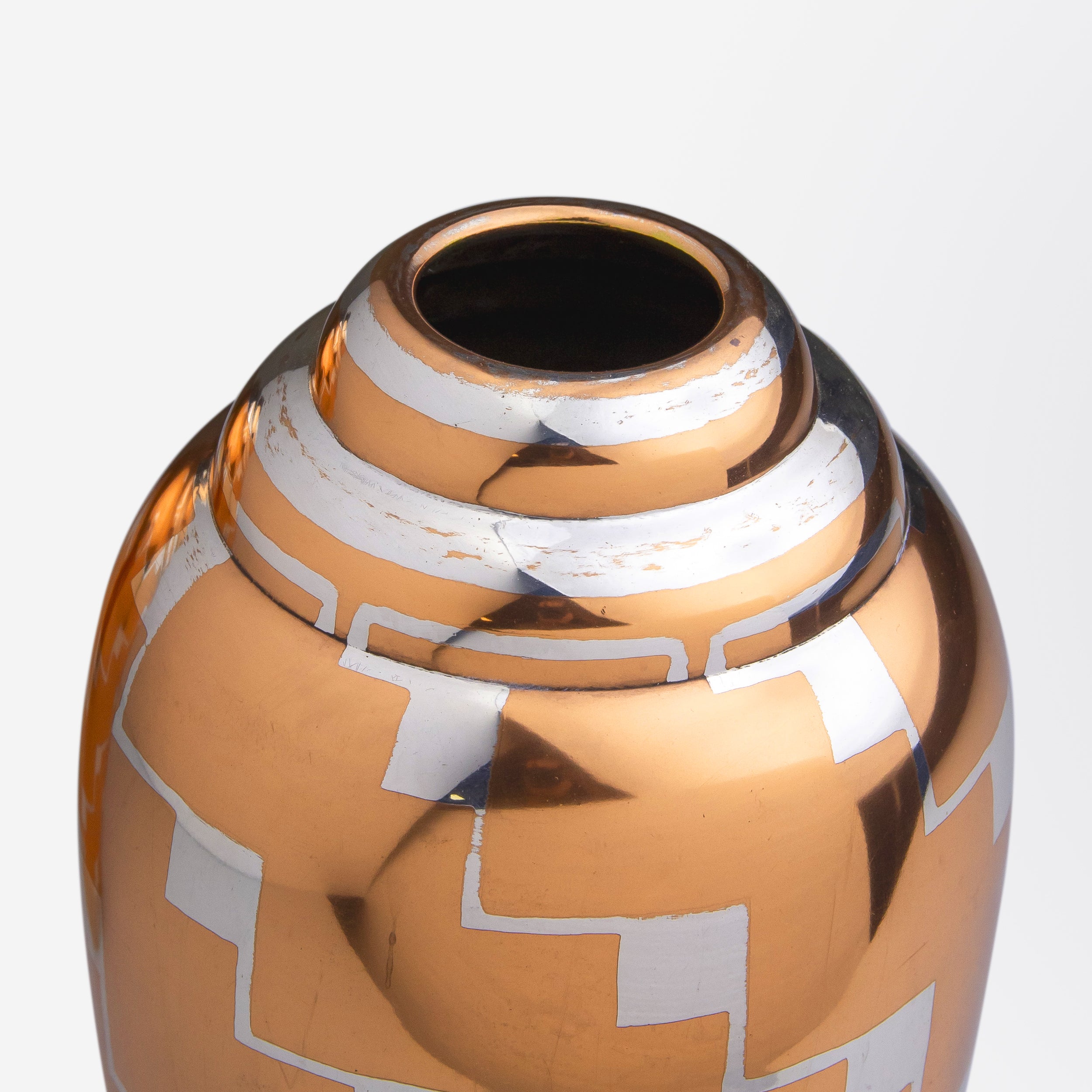 Paire de vases Luc Lanel pour Christofle 'Dinanderie'