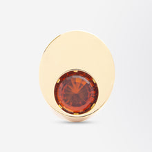 Load image into Gallery viewer, Modernist 14k Gold and Citrine Ring