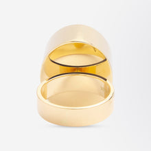 Load image into Gallery viewer, Modernist 14k Gold and Citrine Ring