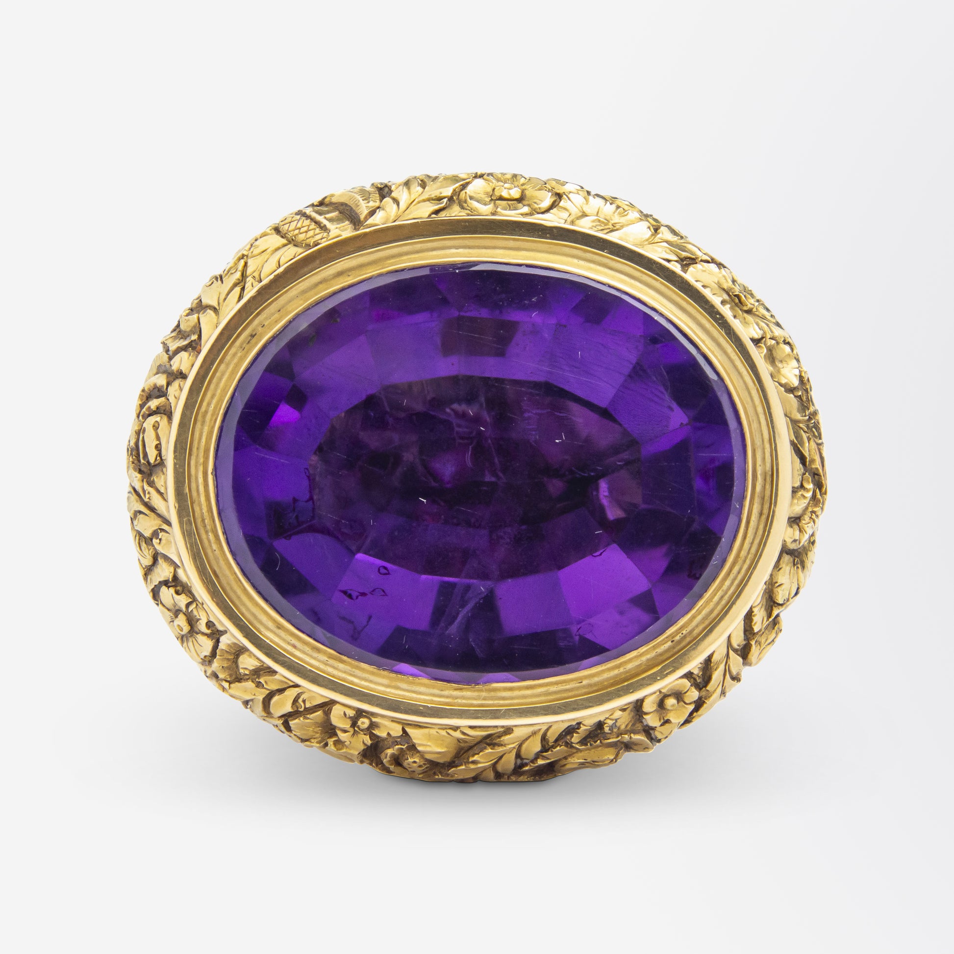 Regency Period, Gold, Amethyst & Citrine Desk Seal
