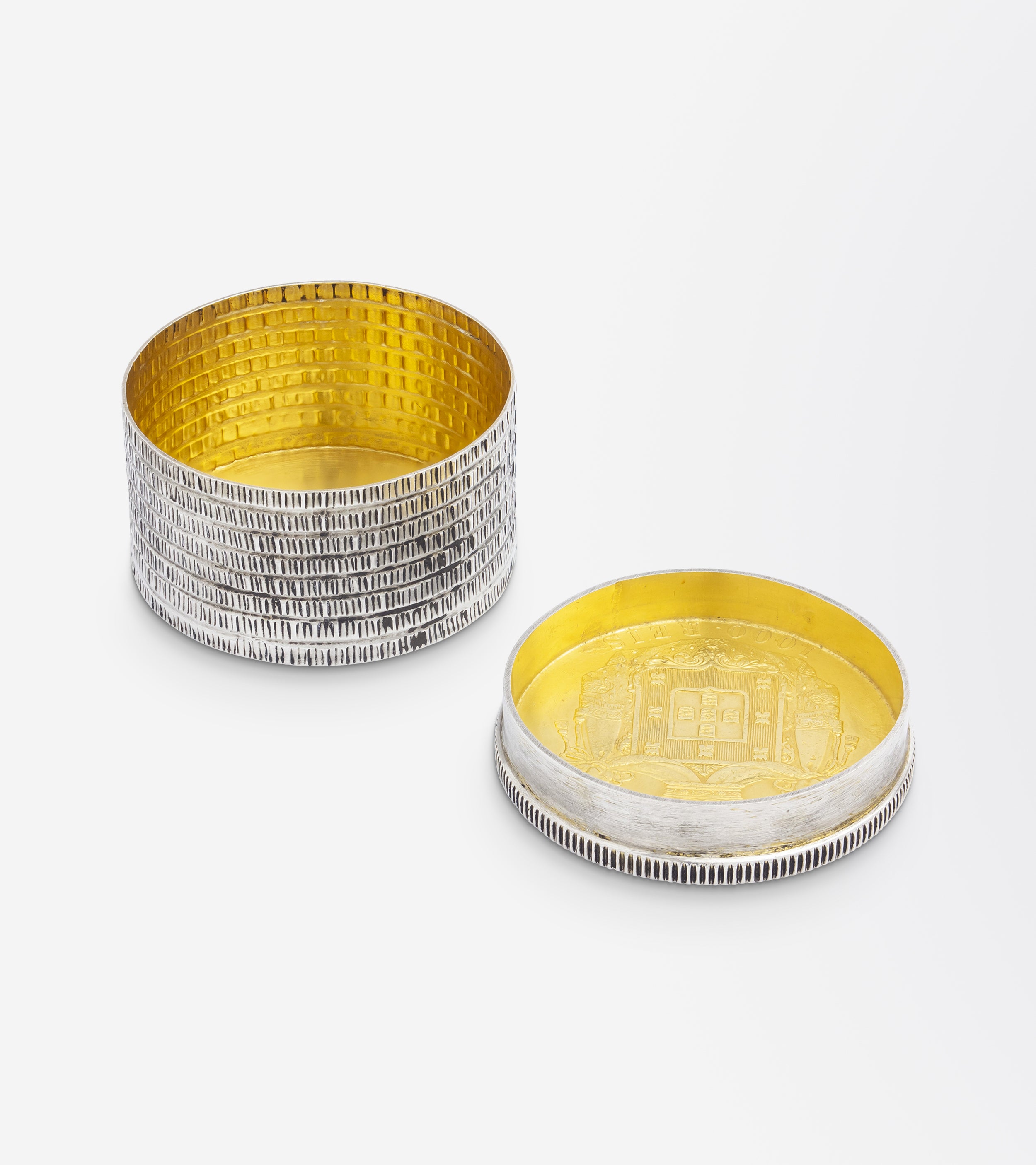 Portuguese Trompe-l'oeil Silver Coin Box