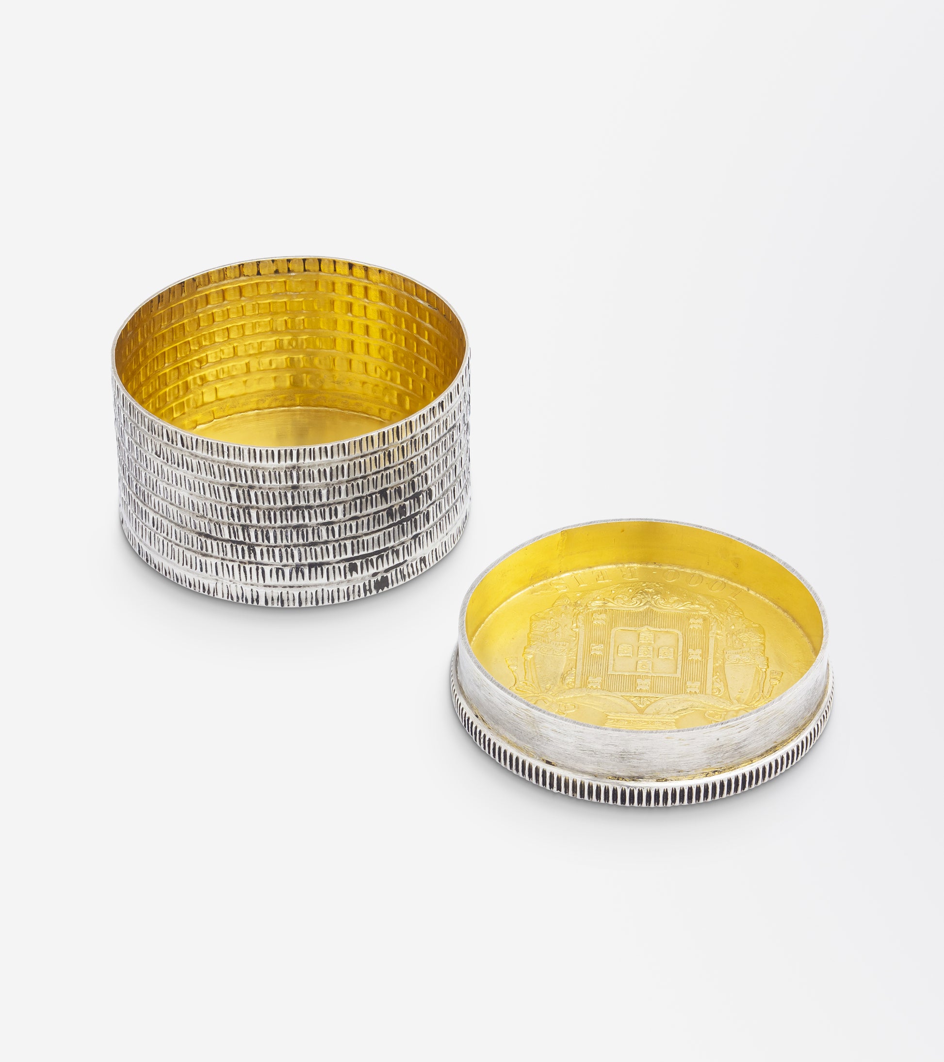 Portuguese Trompe-l'oeil Silver Coin Box