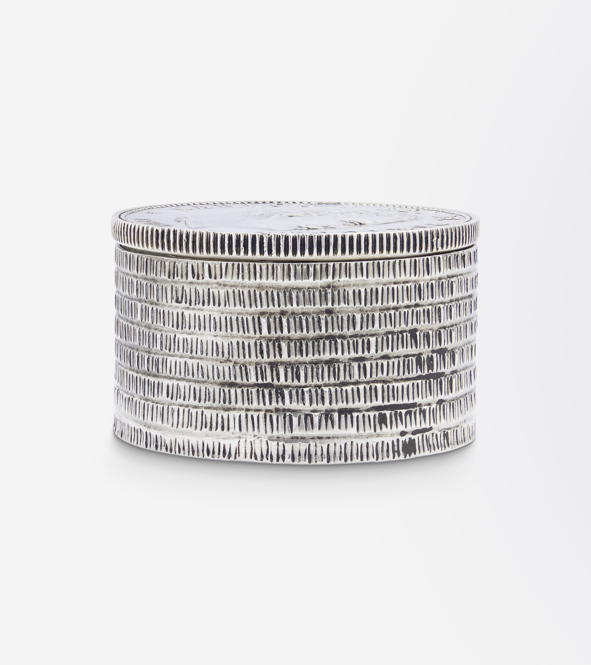 Portuguese Trompe-l'oeil Silver Coin Box