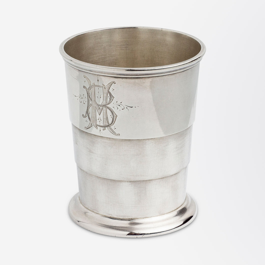 Small Sterling Silver Collapsible Travel Cup