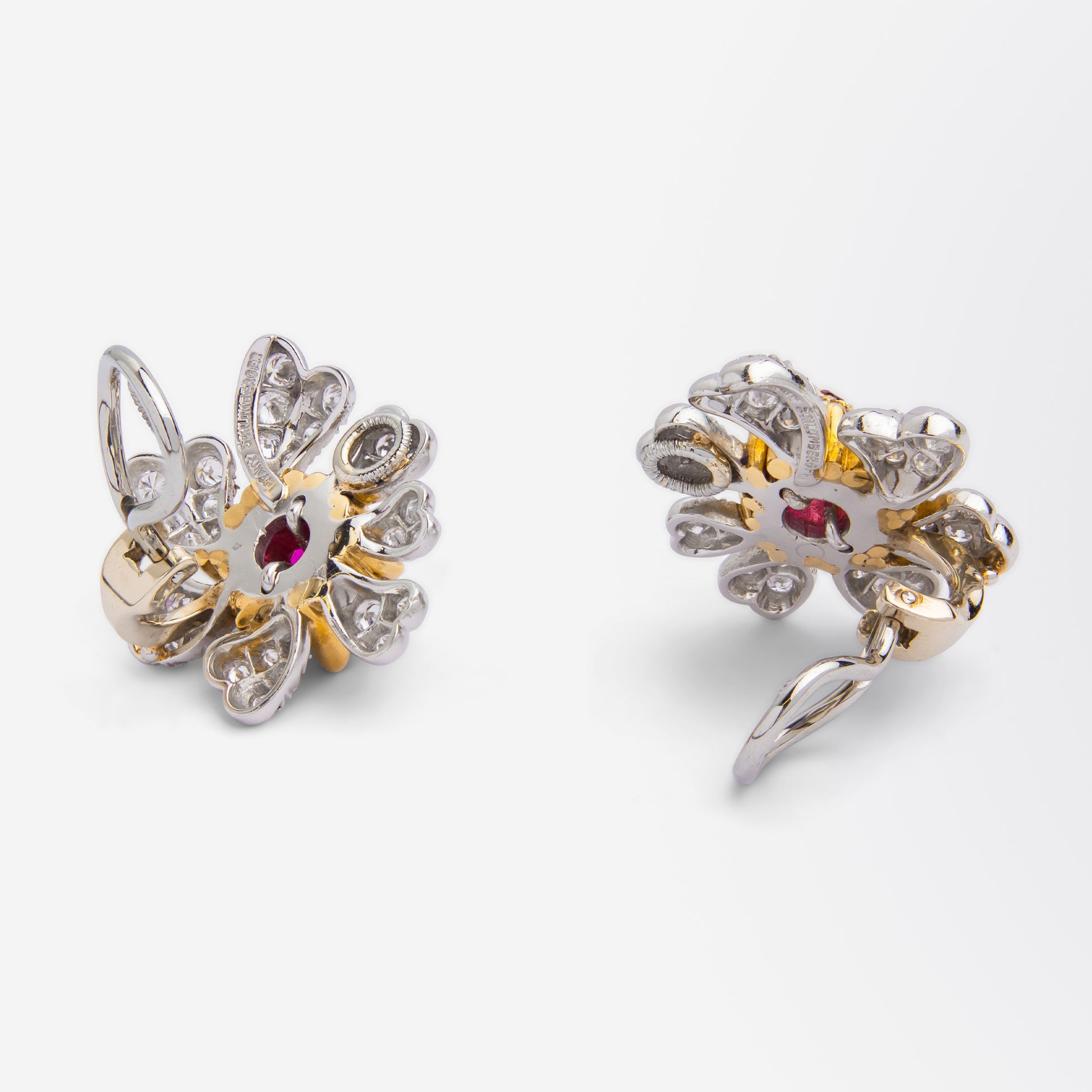 Jean Schlumberger 'Cones and Petals' Ear Clips by Tiffany & Company