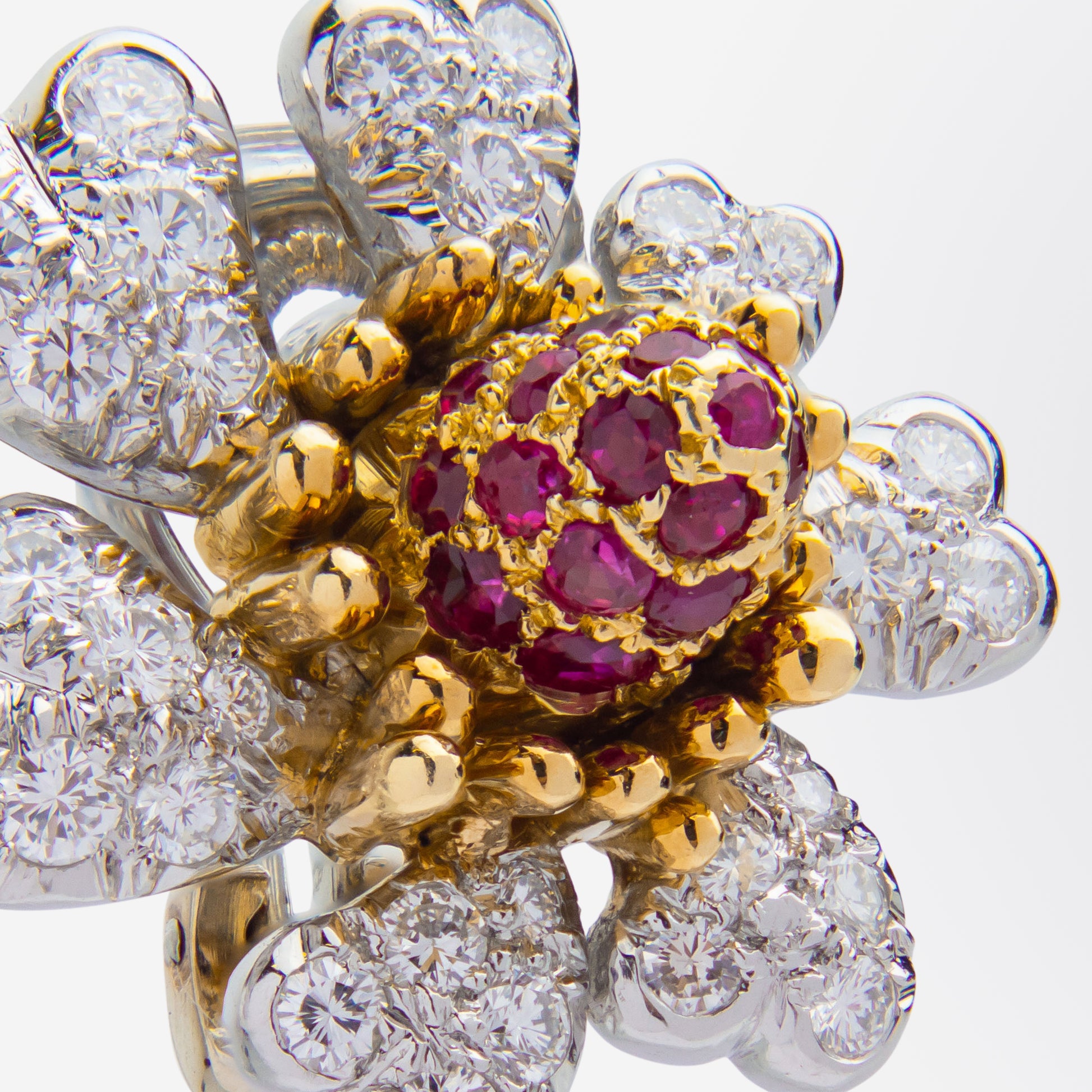 Jean Schlumberger 'Cones and Petals' Ear Clips by Tiffany & Company