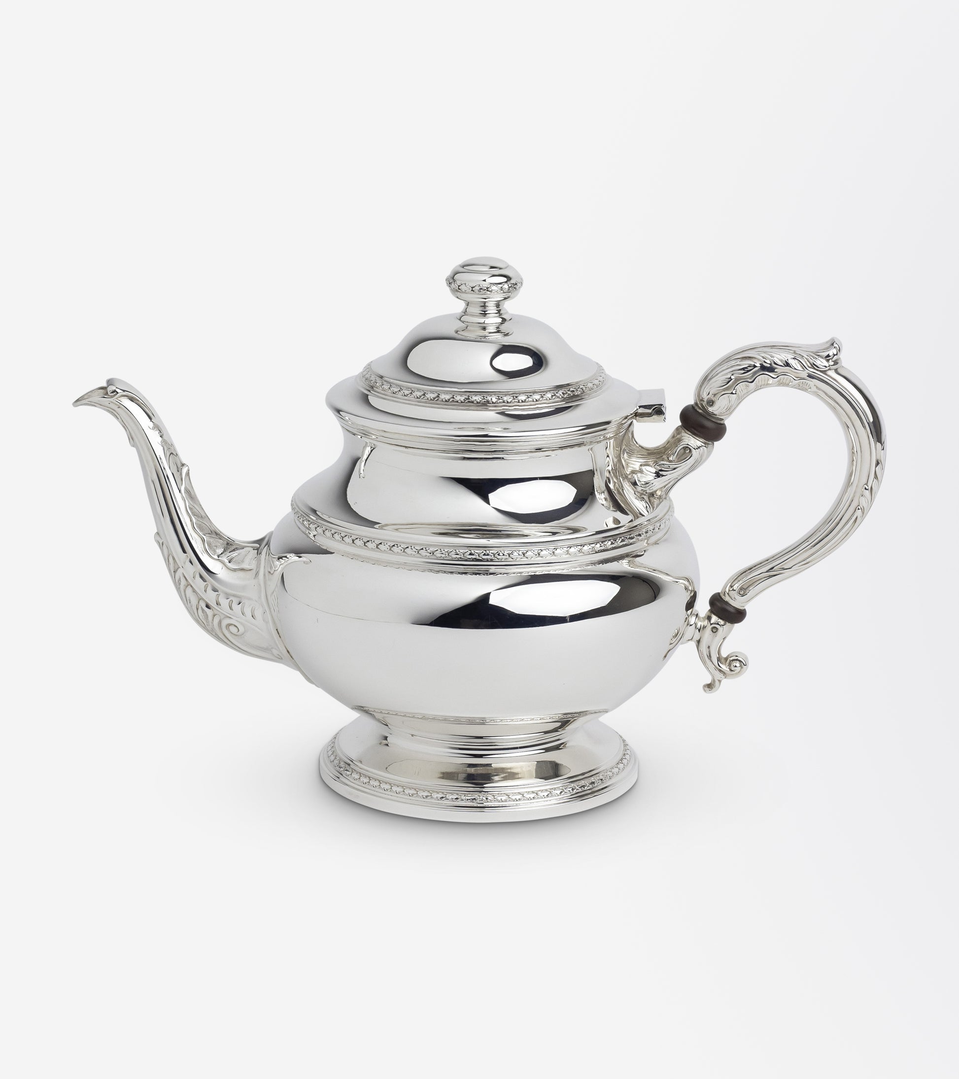 Sterling Silver Four Piece Tea Set by Goldsmiths and Silversmiths Co.