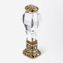 18kt Gold, Carnelian, Rock Crystal & Enamel Desk Seal