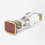 18kt Gold, Carnelian, Rock Crystal & Enamel Desk Seal