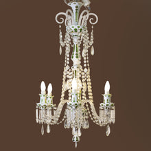 Load image into Gallery viewer, Bohemian Cased Glass Chandelier
