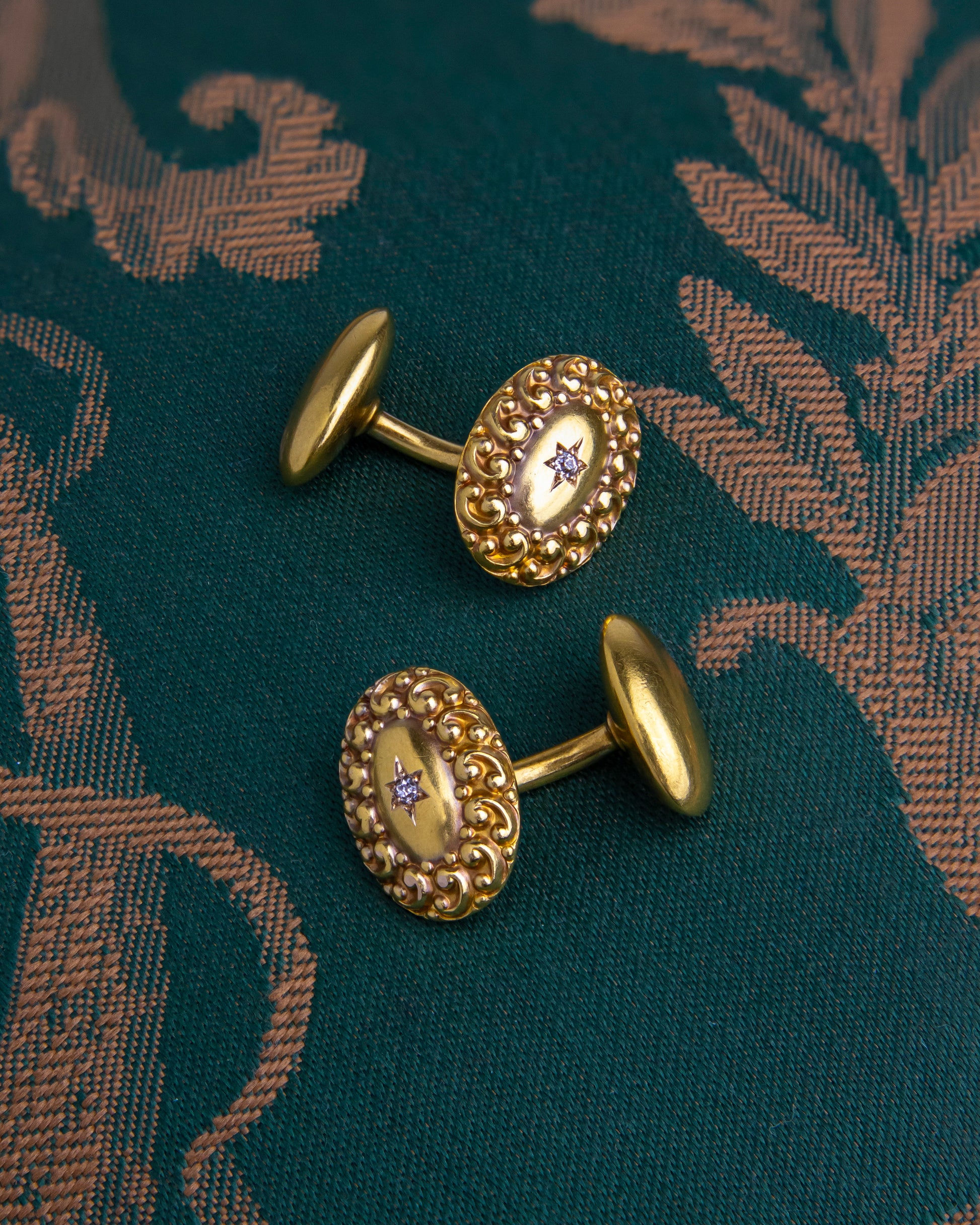 Victorian 14kt Yellow Gold Cufflinks