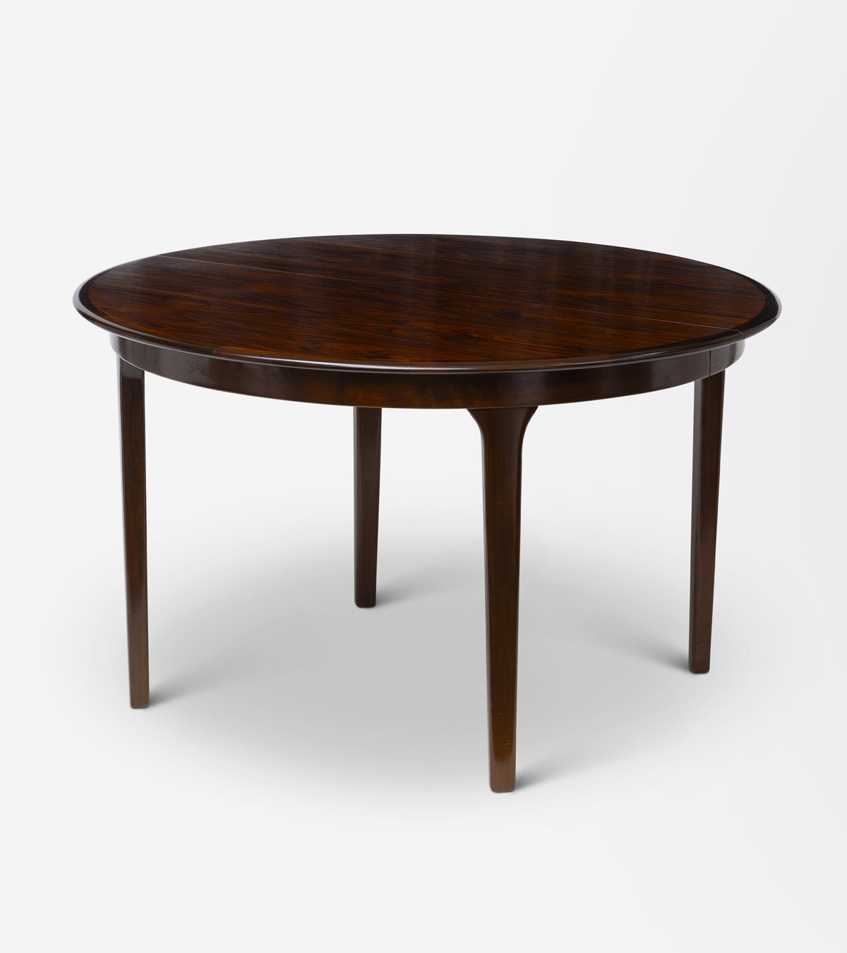 Danish Mid-Century Rosewood Extendable Dining Table
