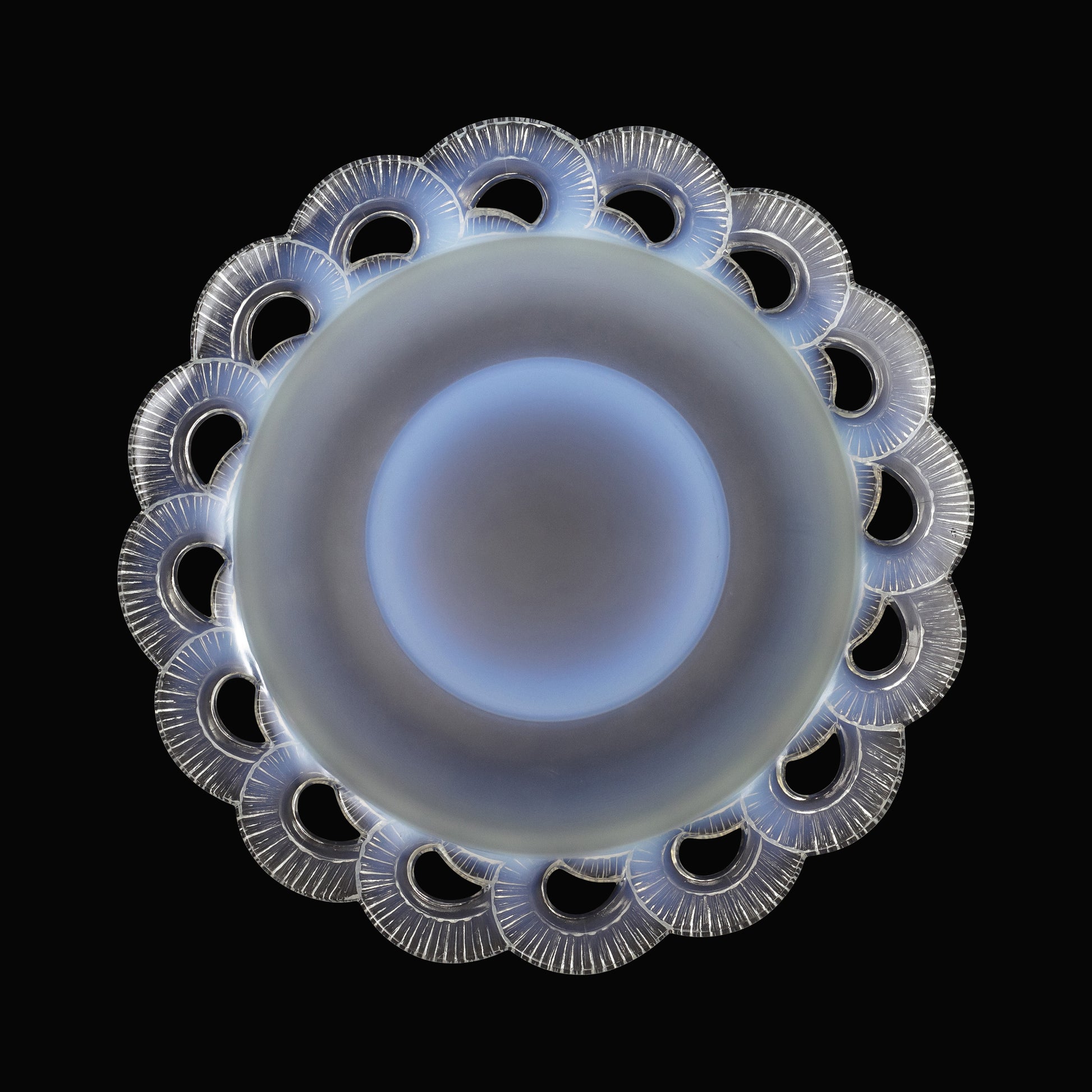 Pierre d'Avesn Art Deco Glass Centrepiece