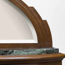 Load image into Gallery viewer, Art Deco Marble Top Buffet with Mirrored Back
