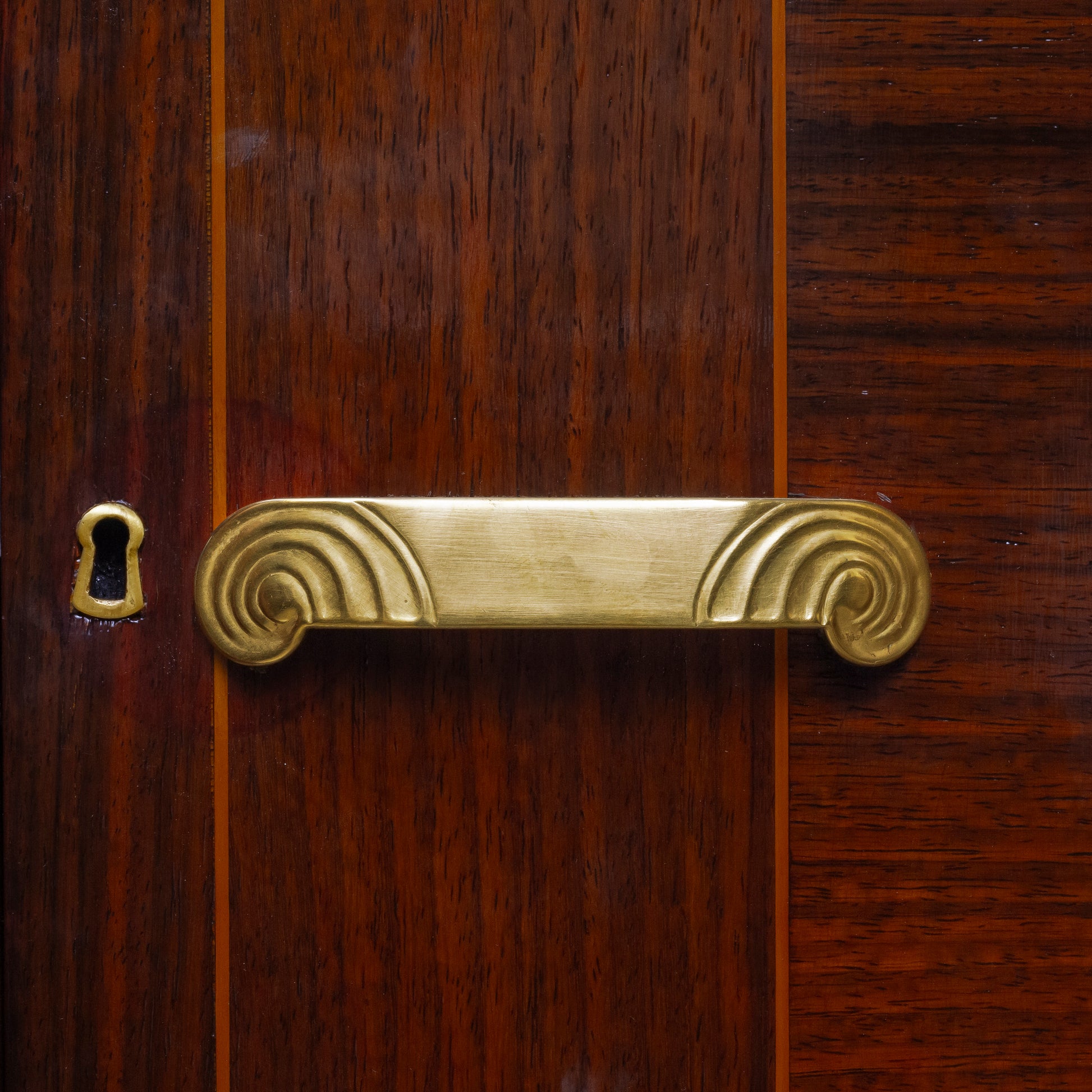 1920s French Art Deco Marble Topped Sideboard
