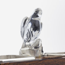 Load image into Gallery viewer, French Art Deco, Silver, Rock Crystal &amp; Ivory Desk Tidy
