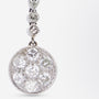 Art Deco Platinum & Diamond Drop Earrings