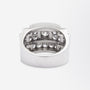 French Art Deco 'Tank' Ring in Platinum & Diamonds