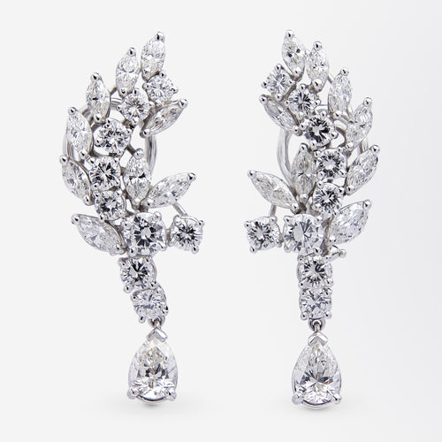 Impressive Diamond Drop Earrings