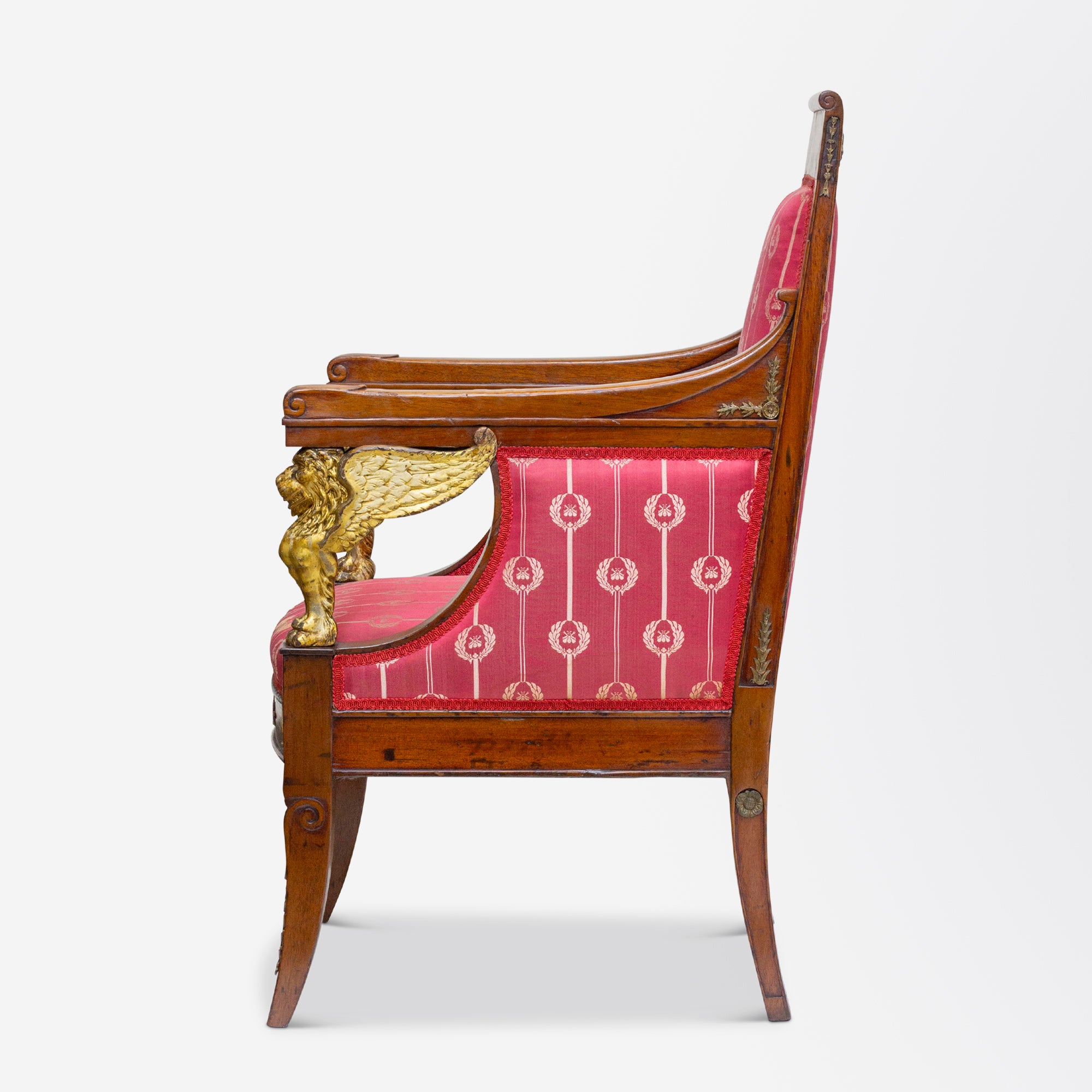French Empire Cedarwood Armchair