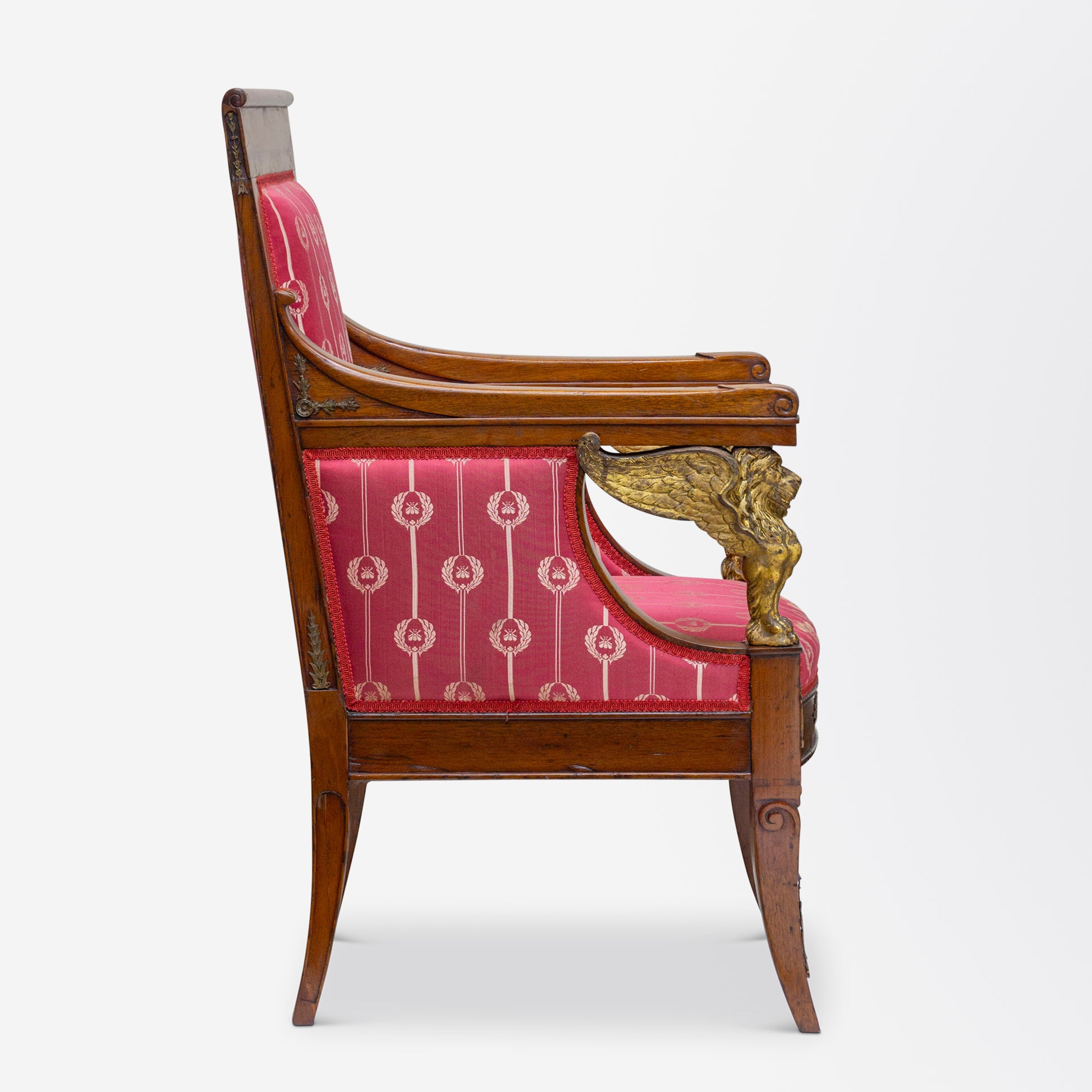 French Empire Cedarwood Armchair