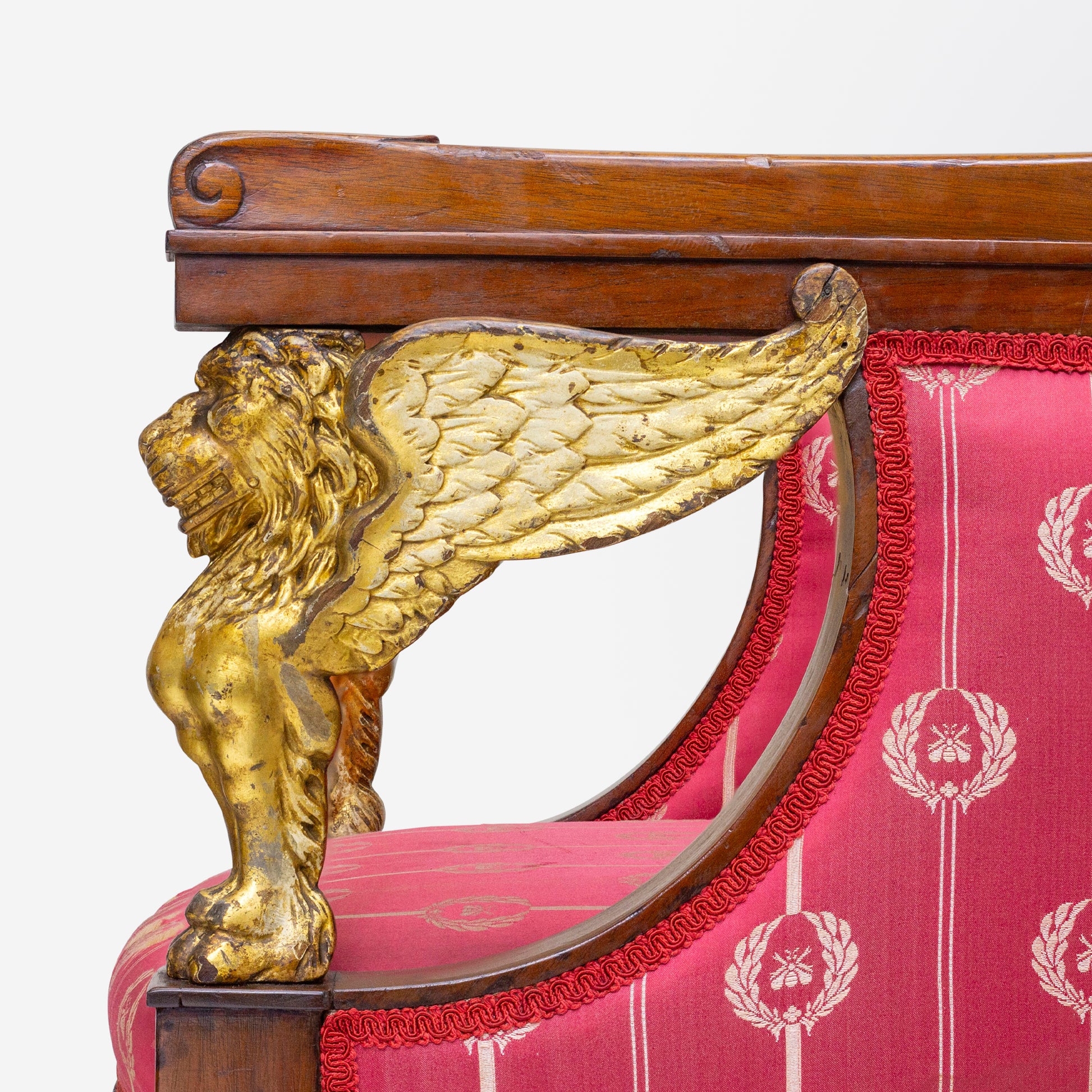 French Empire Cedarwood Armchair