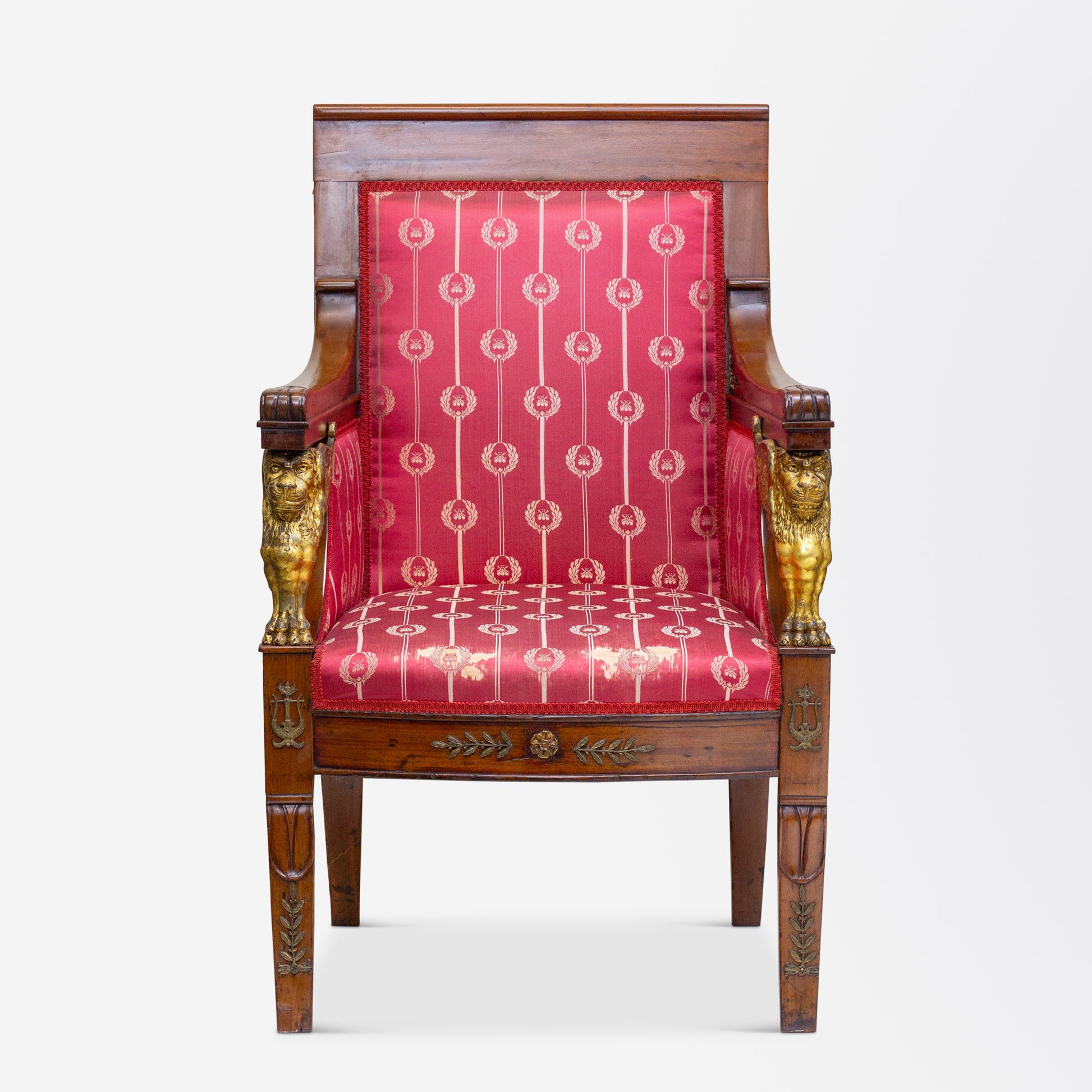 French Empire Cedarwood Armchair