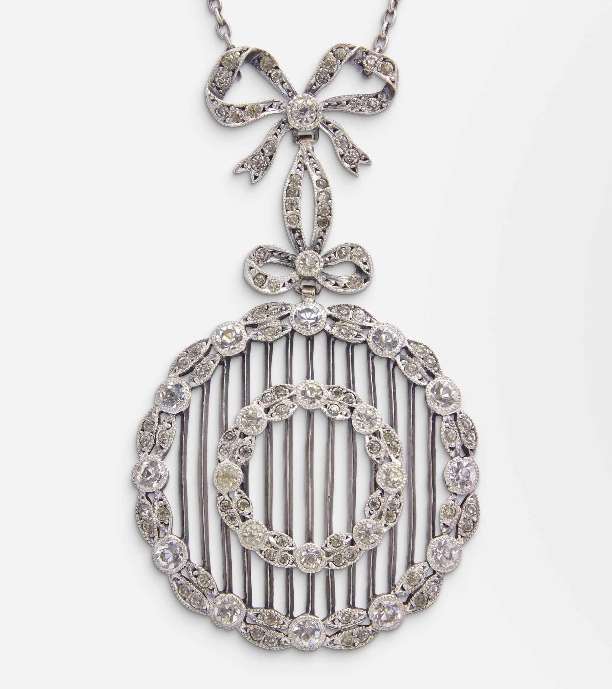 Murrle Bennet, Edwardian Period, Silver & Paste Necklace