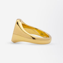 Load image into Gallery viewer, English 18kt Yellow Gold Signet Ring
