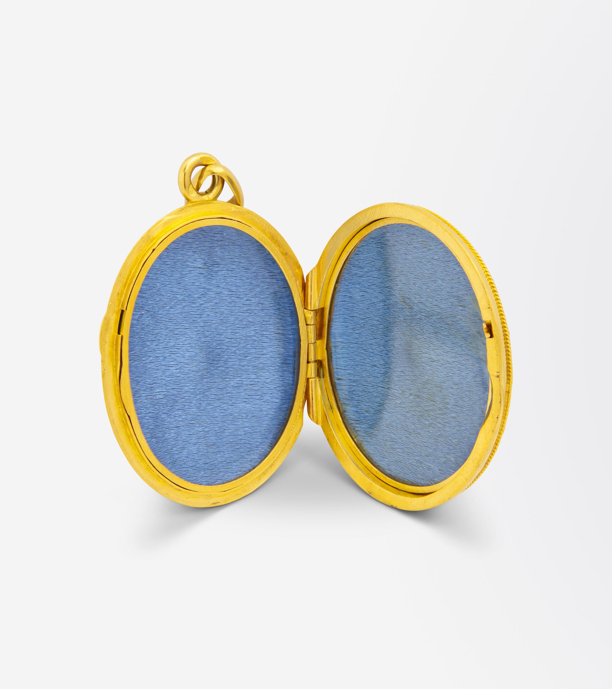 French Gold, Turquoise & Pearl 'Etruscan Revival' Locket