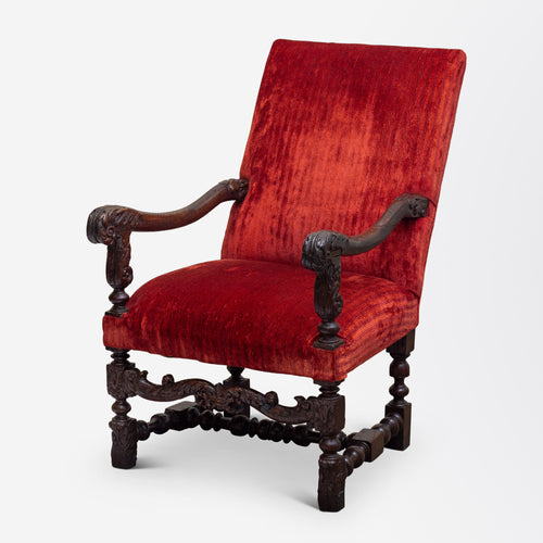 18th Century Oak Library Chair