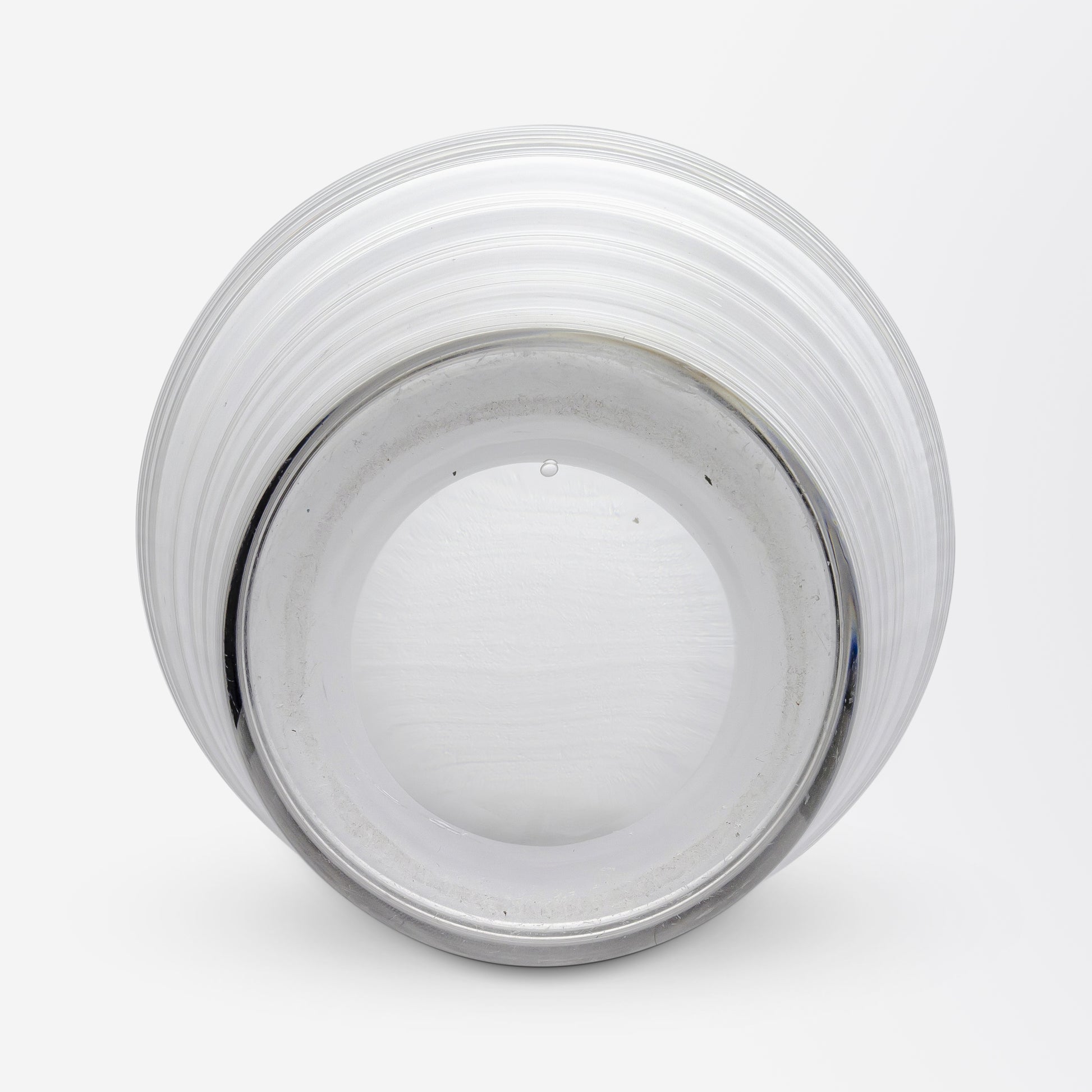 Lead Crystal Fish Vase by Royal Brierley