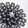 Antique Brooch Conversion Diamond Daisy Ring