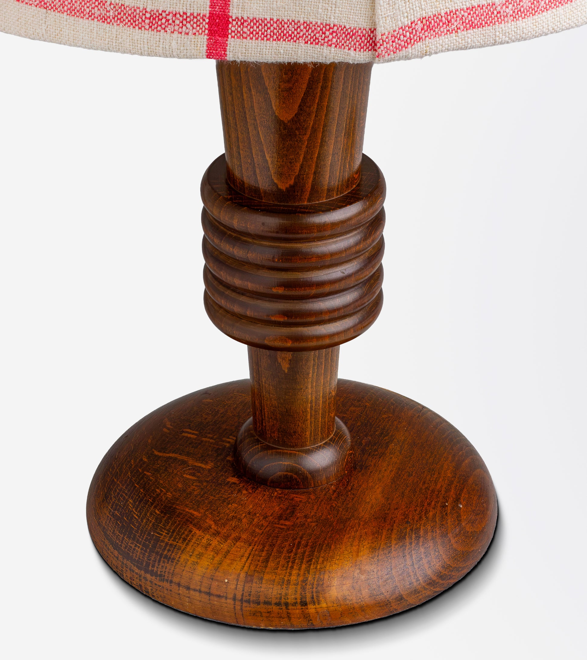 French 1940s Charles Dudouyt Style Timber Lamp