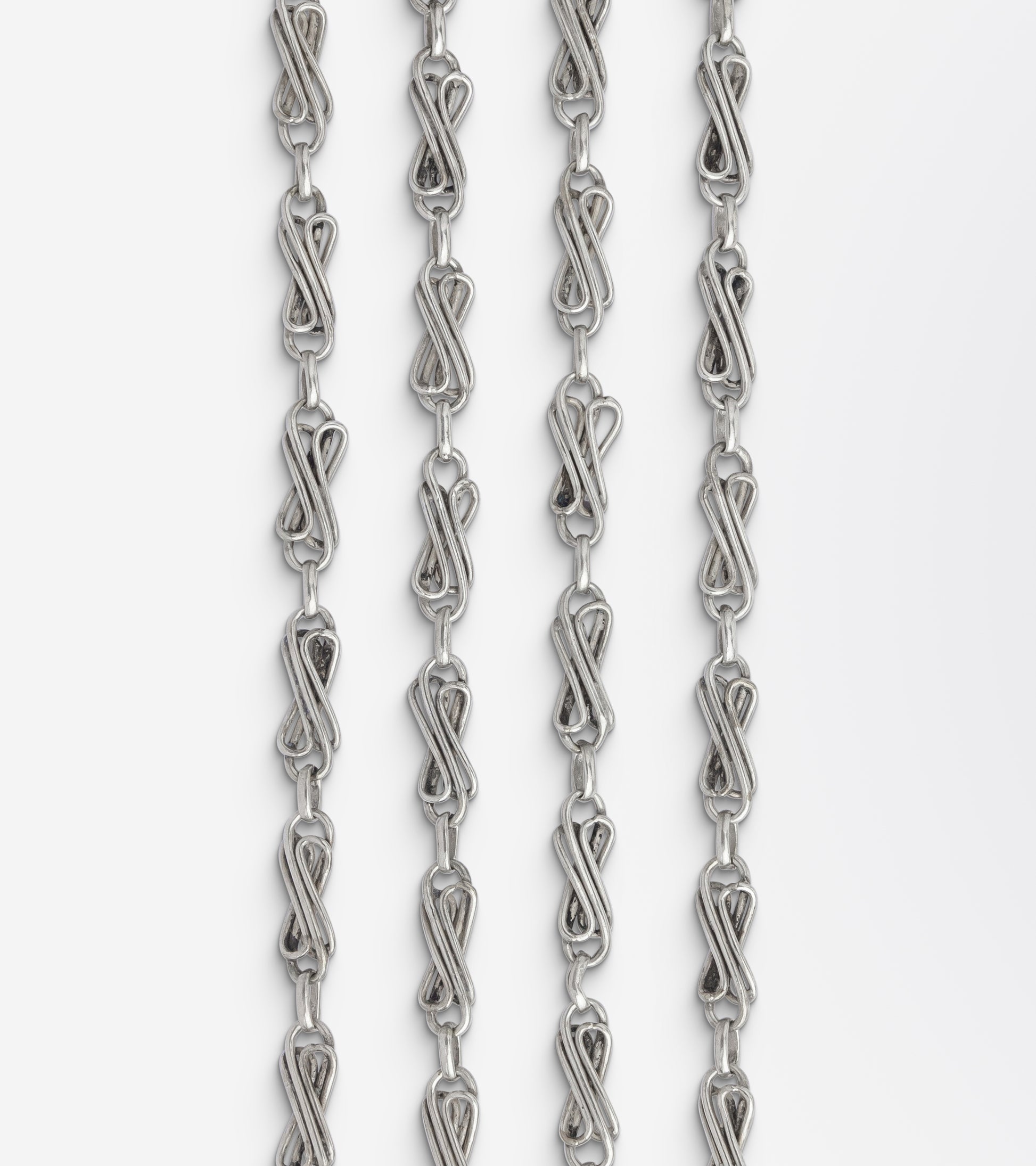 19th Century French Silver Guard Chain