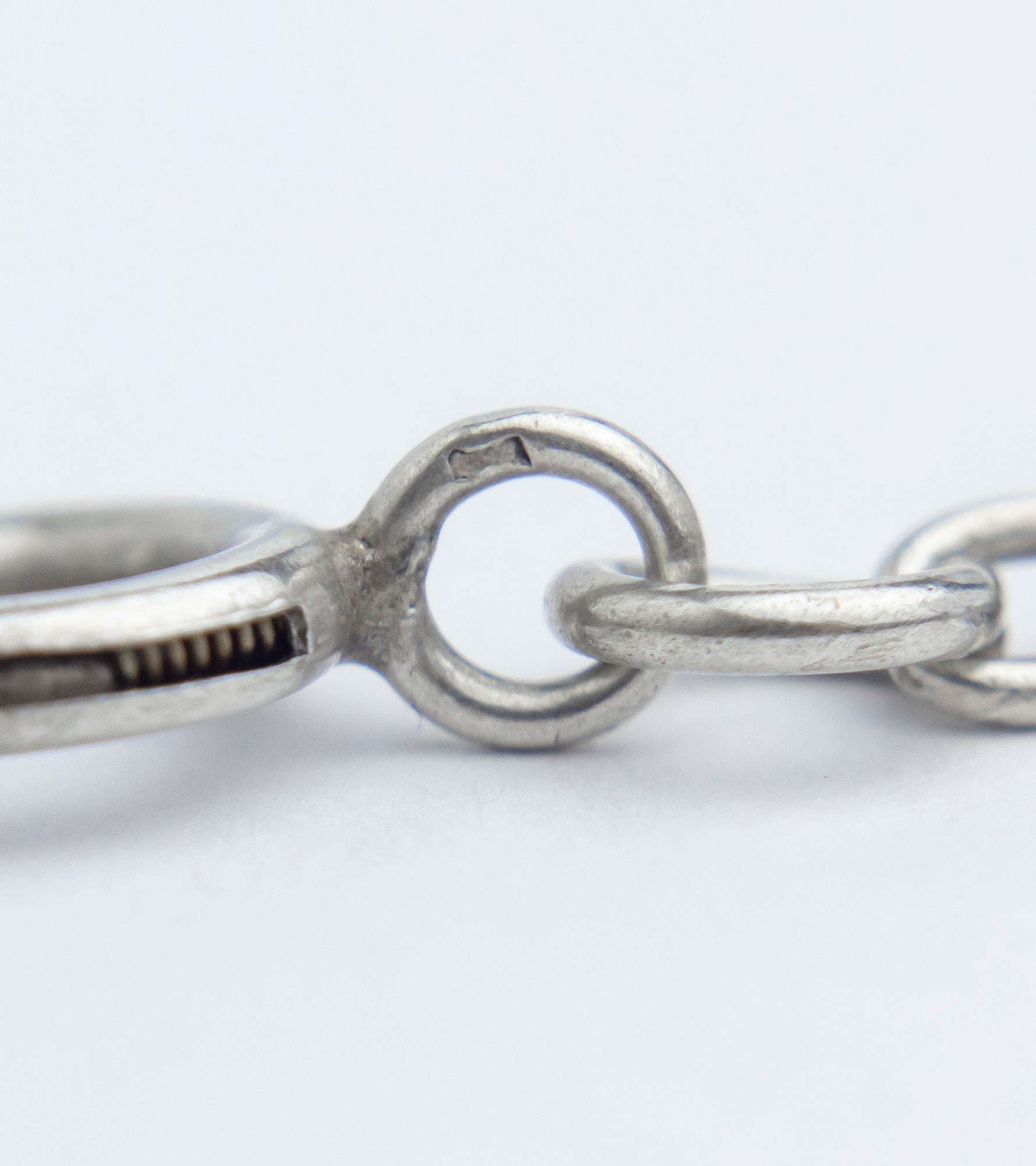 19th Century French Silver Guard Chain