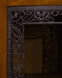 French Glazed Mahogany Cabinet by Louis Majorelle detail